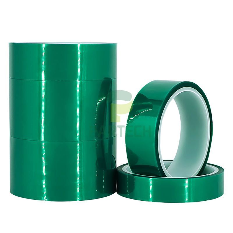 Duidelijke maatwerk groene polyester industrietape